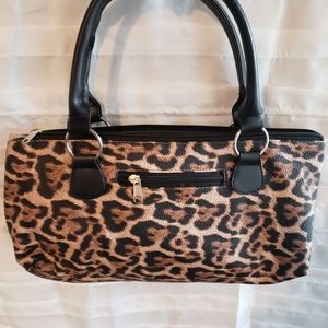 Wine bag-faux animal print